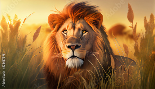 lion in the sun © STOCK PHOTO 4 U