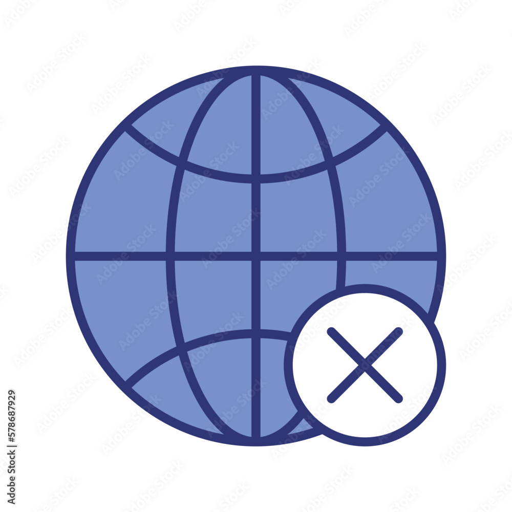 connection error icon vector stock connection error icon vector stock