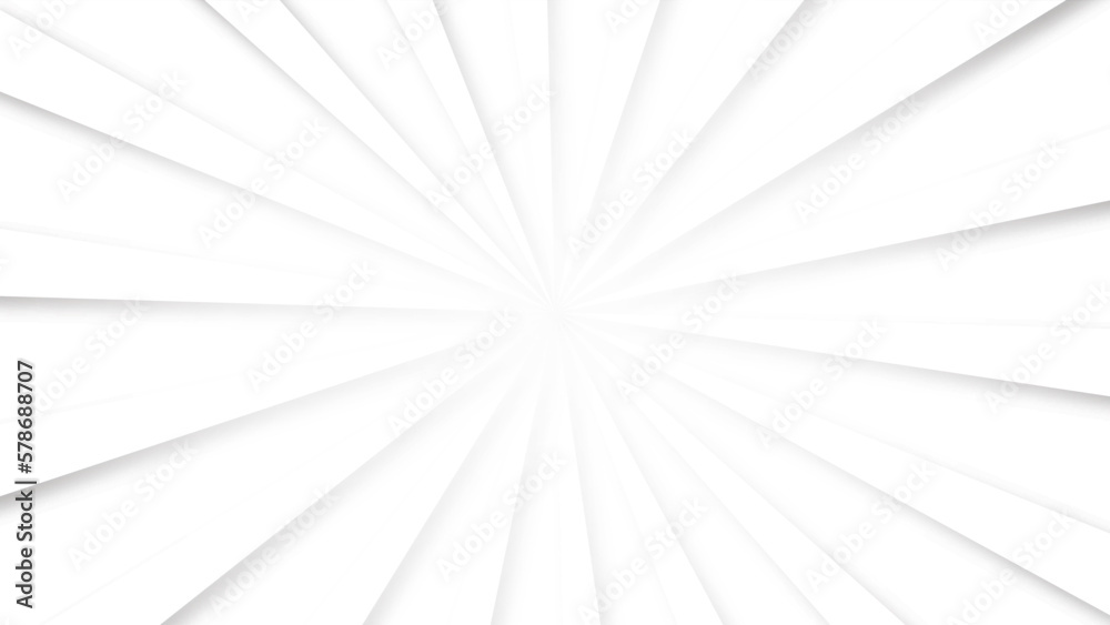 Obraz premium White Sunburst Pattern Background. Rays. Radial. Vector Illustration