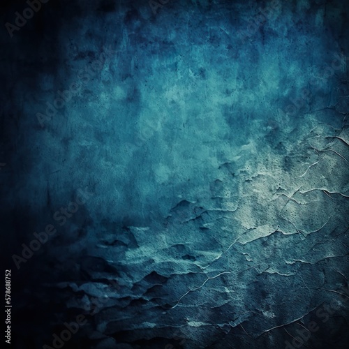 Beautiful grunge grey blue background. Panoramic abstract decorative dark background. Wide angle rough stylized mystic texture wallpaper with copy space for design © smoke
