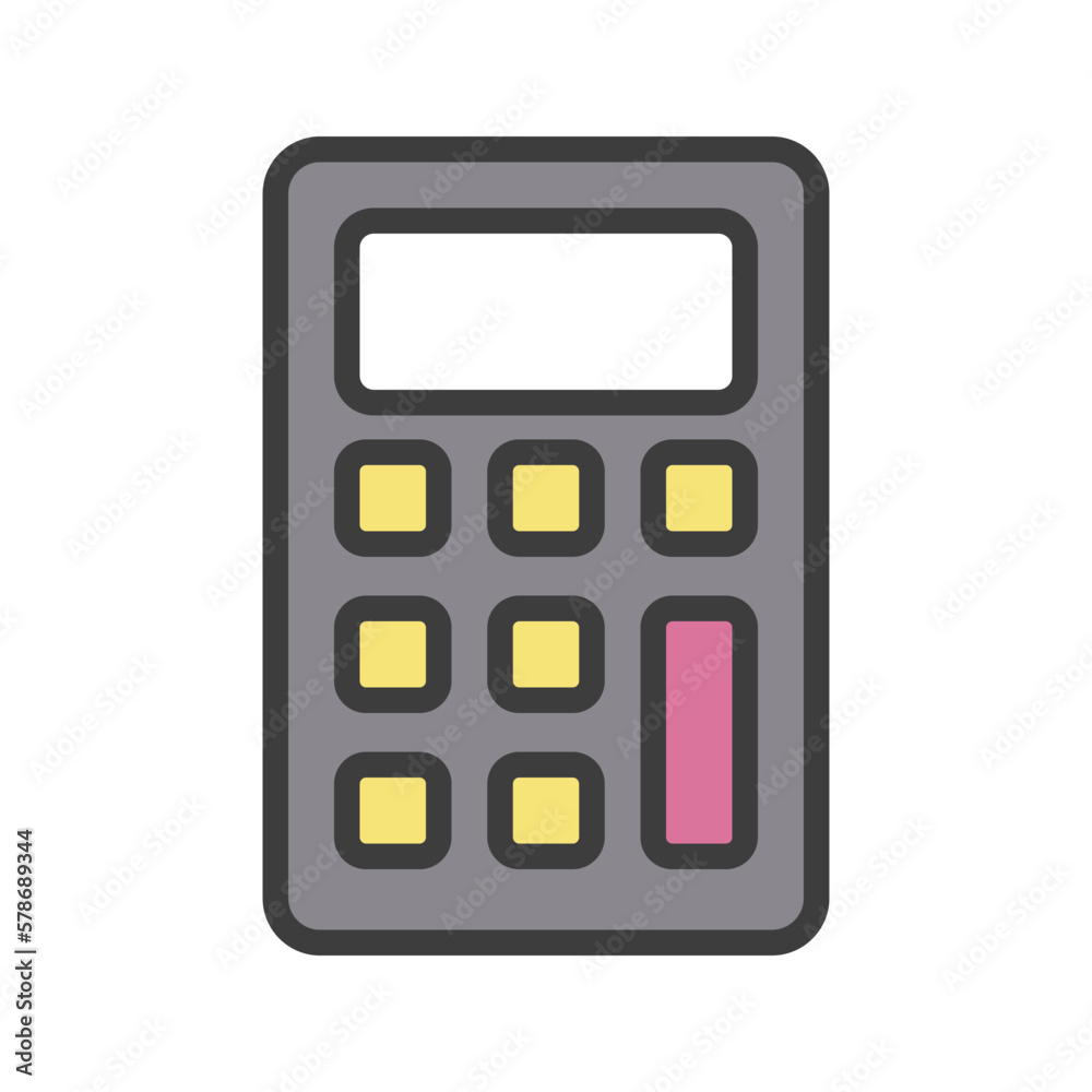 calculator icon vector stock calculator icon vector stock