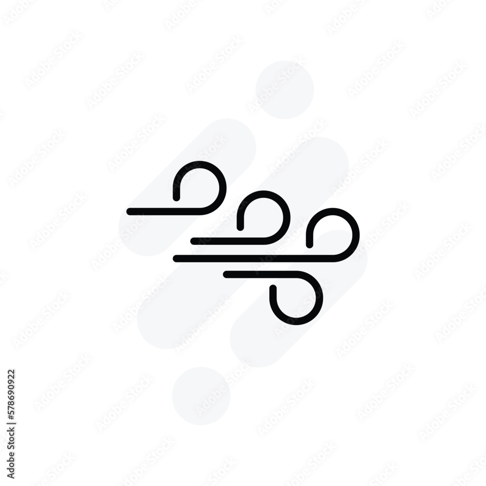 wind icon vector stock. wind icon vector stock.
