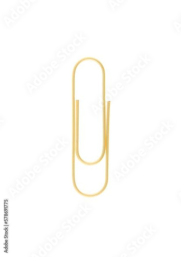 paper clip isolated on white