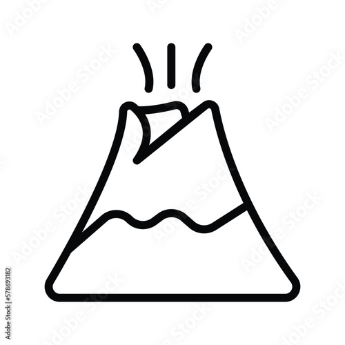 eruption icon vector stock.