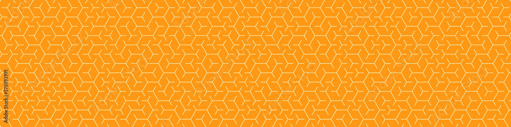  Hexagonal Maze pattern abstract illustration