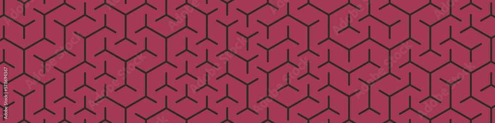 Hexagonal Maze pattern abstract illustration Hexagonal Maze pattern abstract illustration