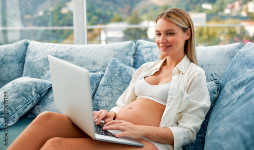 Free Download Pregnant woman at home - GFXLoad