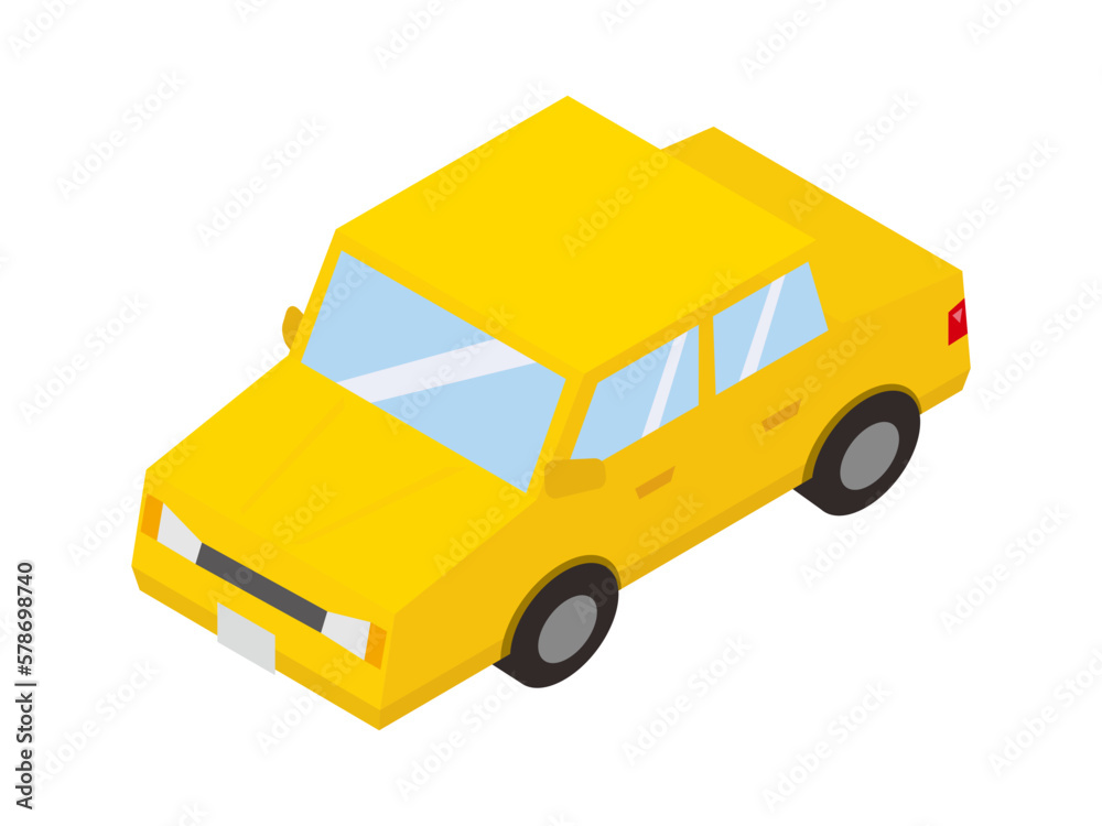 黄色い自動車 黄色い自動車