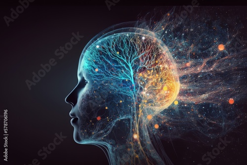 Unlocking the Mysteries of the Mind: Exploring the Connection Between Meditation, Esotericism, and the Glowing Neurons of the Brain, Generative AI.