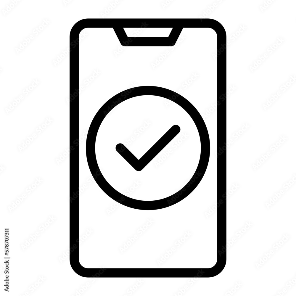 approved line icon approved line icon