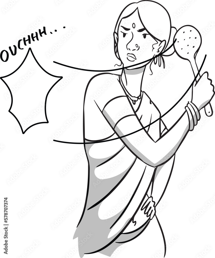 Fototapeta premium Women's Day design. Illustration of Women’s. Greeting card. Vector illustration. Women's empowerment