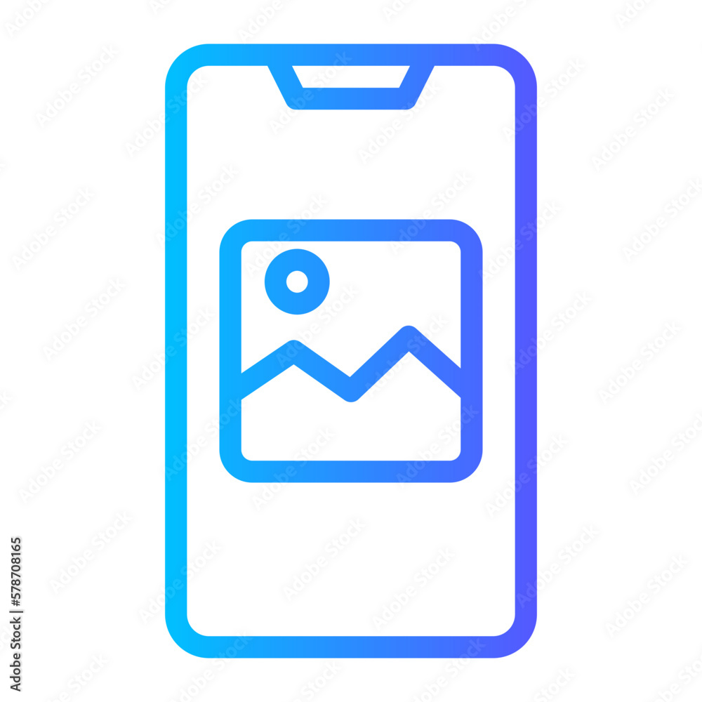 gallery gradient icon gallery gradient icon
