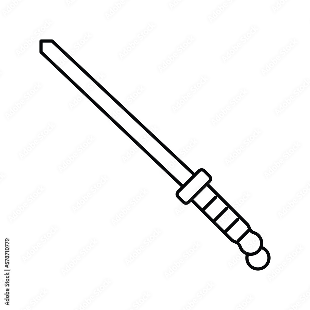 knife sharpener line icon vector illustration knife sharpener line icon vector illustration