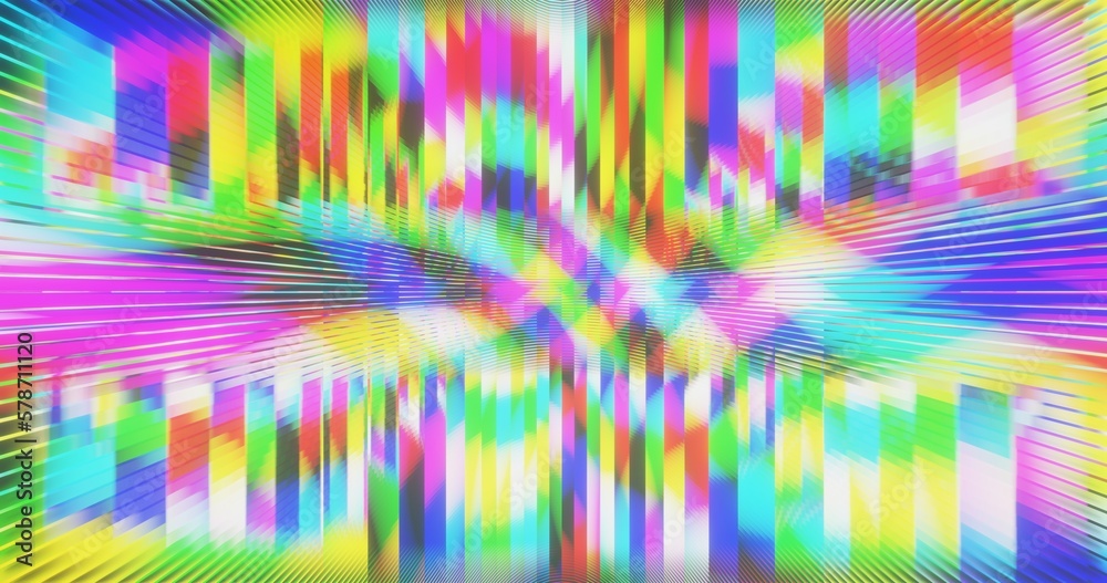 Fototapeta premium Abstract colorful background geometric pattern of design 3d render