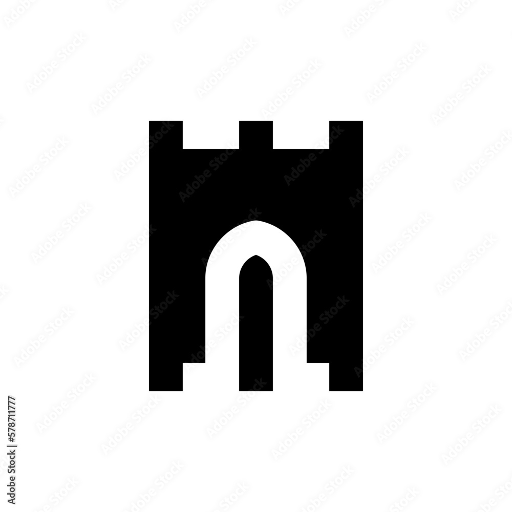 prayer rug glyph icon