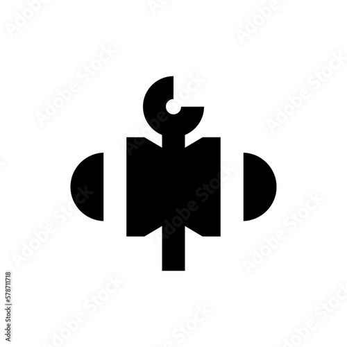 adhan glyph icon