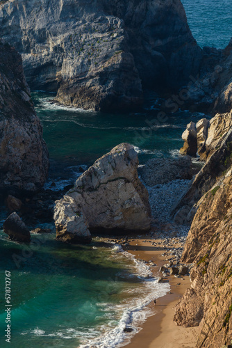 View of close Praia da Ursa, Portugal