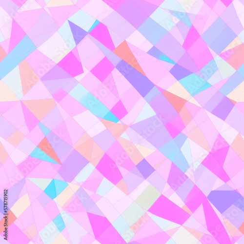 Abstract geometric seamless pattern featuring graphic design cubes, with a seamless background in pale colors, generative ai