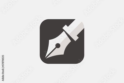 Pen Icon Logo