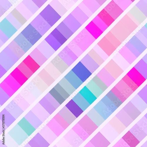 Abstract geometric seamless pattern featuring graphic design cubes, with a seamless background in pale colors, generative ai