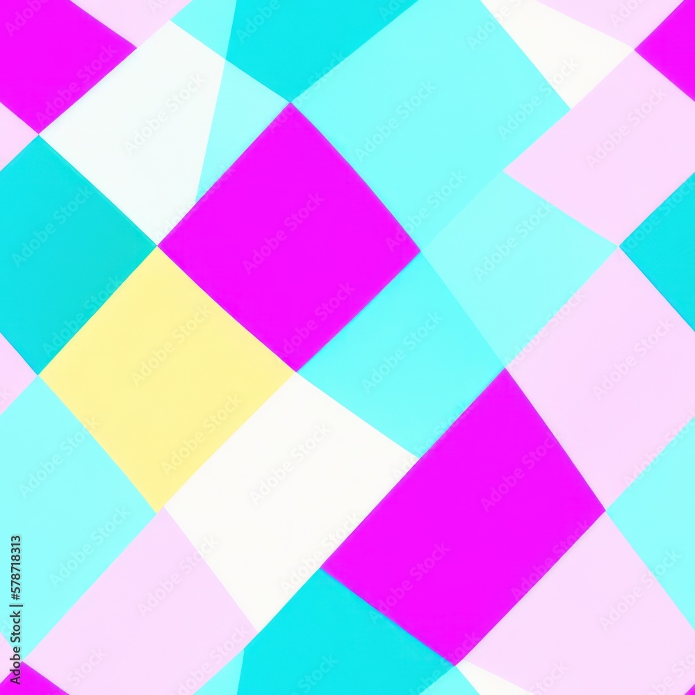 Abstract geometric seamless pattern featuring graphic design cubes, with a seamless background in pale colors, generative ai Abstract geometric seamless pattern featuring graphic design cubes, with a seamless background in pale colors, generative ai