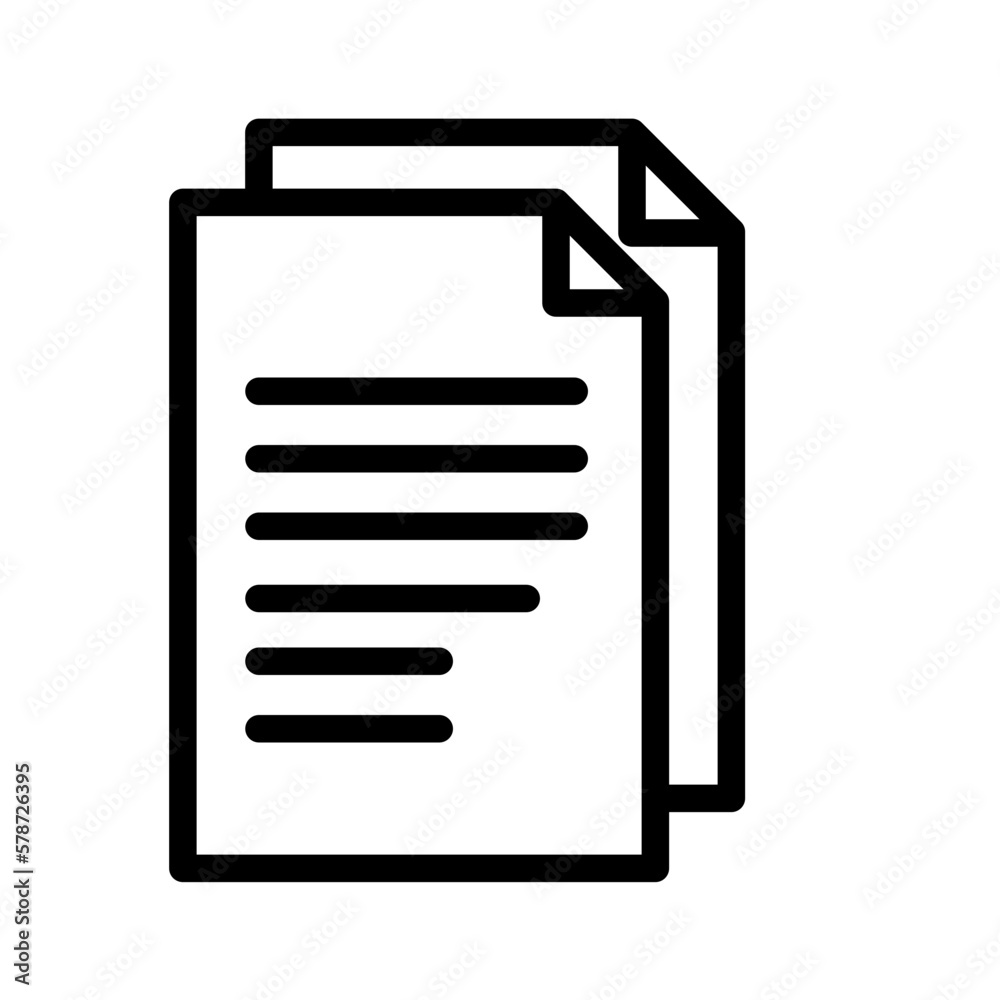 document icon paper vector document icon paper vector