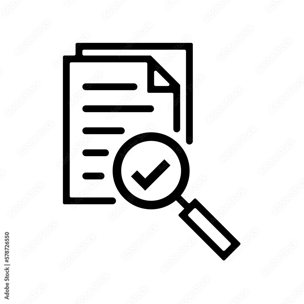 magnifying glass like check assess icon vector illustration magnifying glass like check assess icon vector illustration