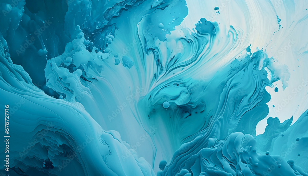 abstract blue watercolor background. generated by AI