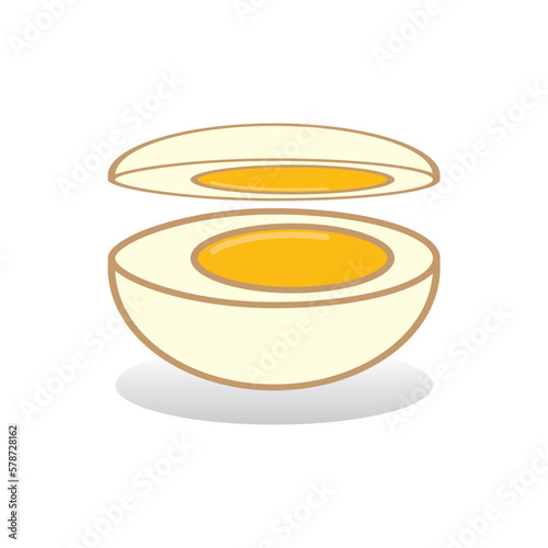 Chicken eggs logo icon and symbol vector