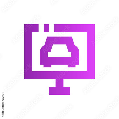 sign gradient icon