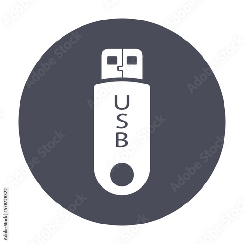 Usb pen drive icon