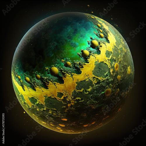 Planet in space
