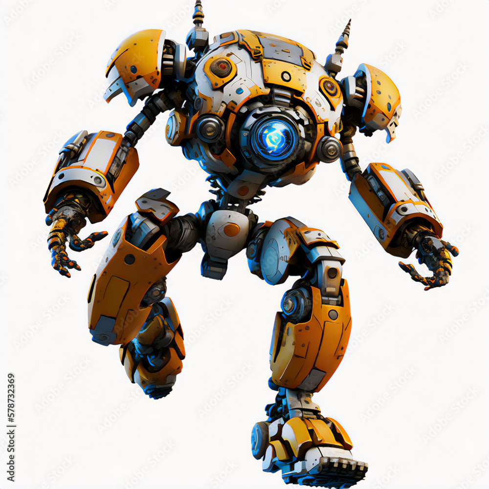 This robot's jumping prowess on full display in an image This robot's jumping prowess on full display in an image
