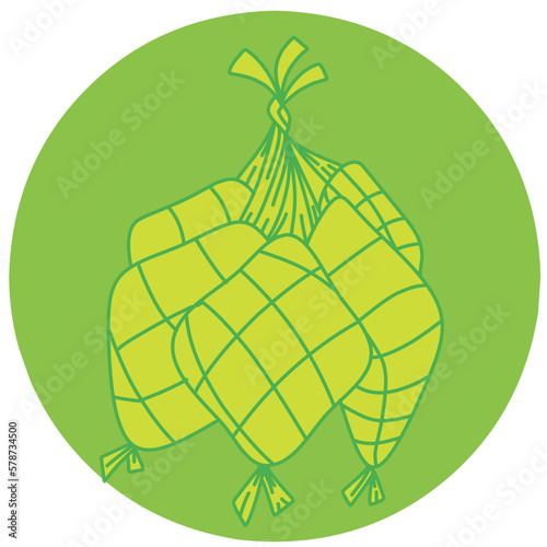Ketupat vector