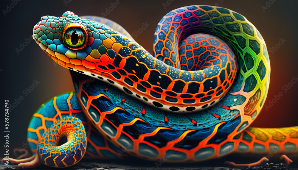 Color Snake 3D Online