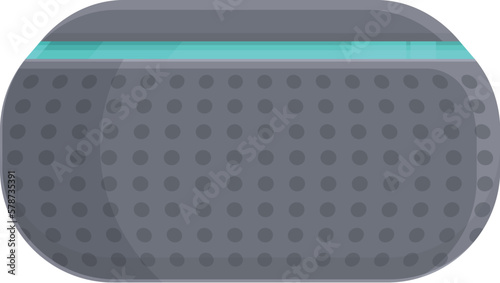 Future smart speaker icon cartoon vector. Voice device. Home sound
