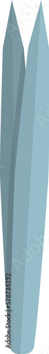 Salon tweezers icon cartoon vector. Eye brow. Woman face