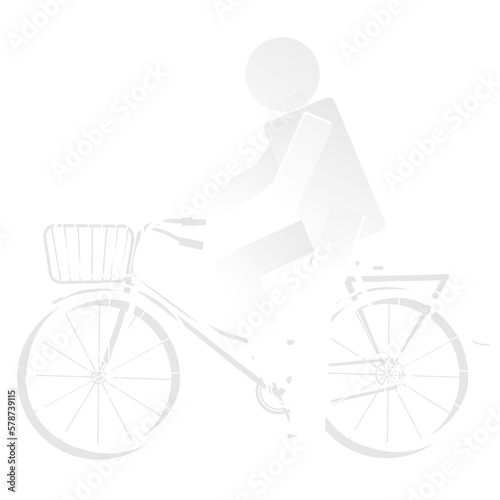 Fototapeta Naklejka Na Ścianę i Meble -  white bicycle