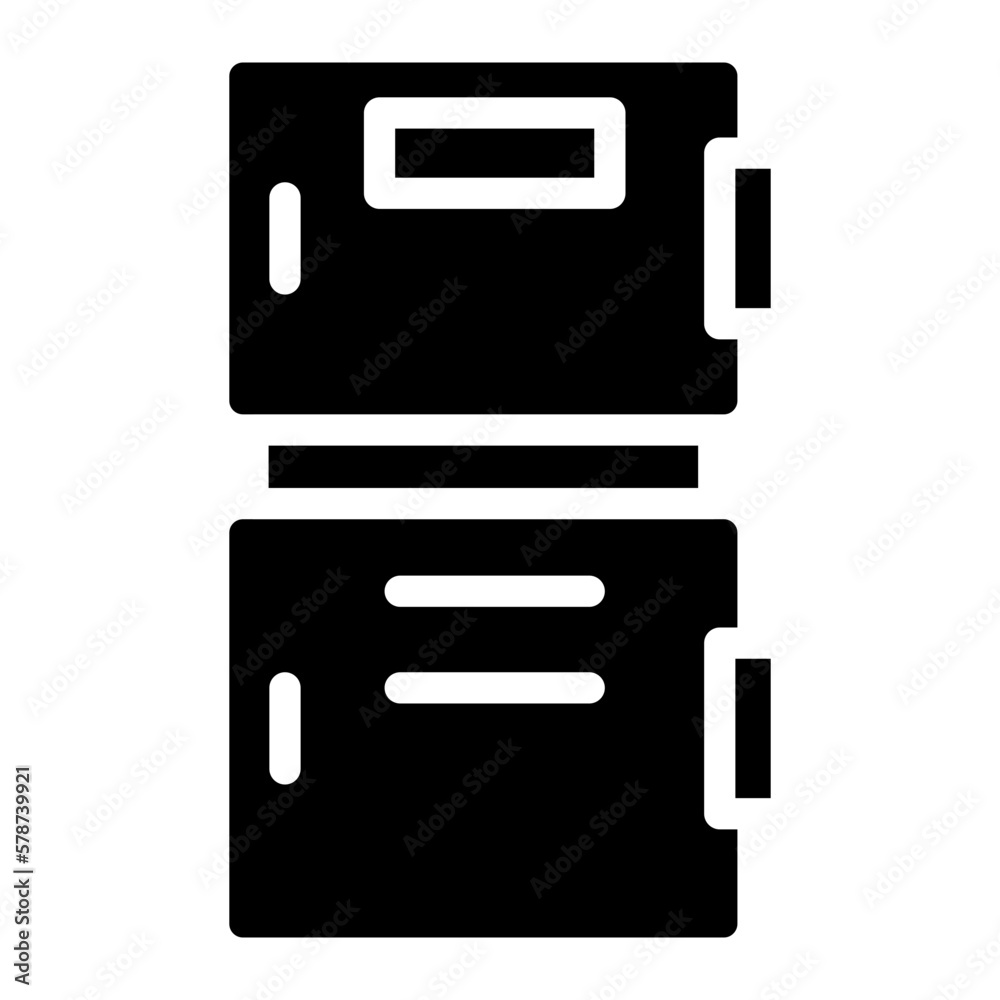 Obraz premium refrigerator glyph