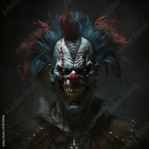 clown skull darkness © miguel