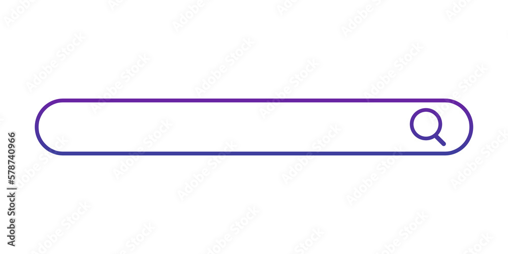Lower third search engine with search symbol Lower third search engine with search symbol