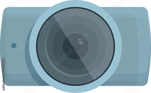 Go pro cam icon cartoon vector. Action camera. Sport hero