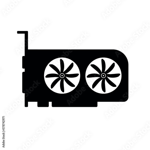 Graphic card icon.