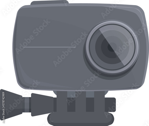 Hero camera icon cartoon vector. Sport cam. Digital drive photo