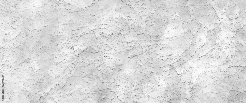Naklejka premium Grey stone texture background for cover design, cards, flyer, poster or design interior. Stone grunge textured surface. Monochrome vector backdrop. Stucco. Wall. Hand drawn painted illustration.