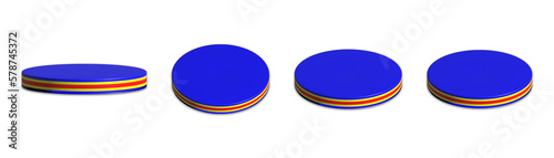 3d rendering of podium design, Set of the podium
