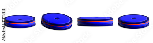 3d rendering of podium design, Set of the podium