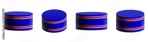 3d rendering of podium design, Set of the podium