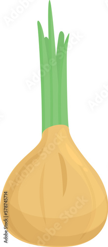 Borsch onion icon cartoon vector. Food recipe. Tasty dinner