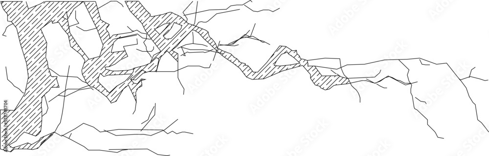 Fototapeta premium sketch vector illustration of a tree branch